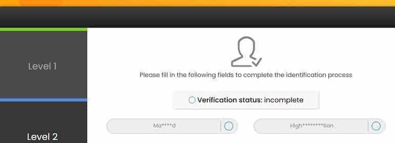 CoinPlaza account verification