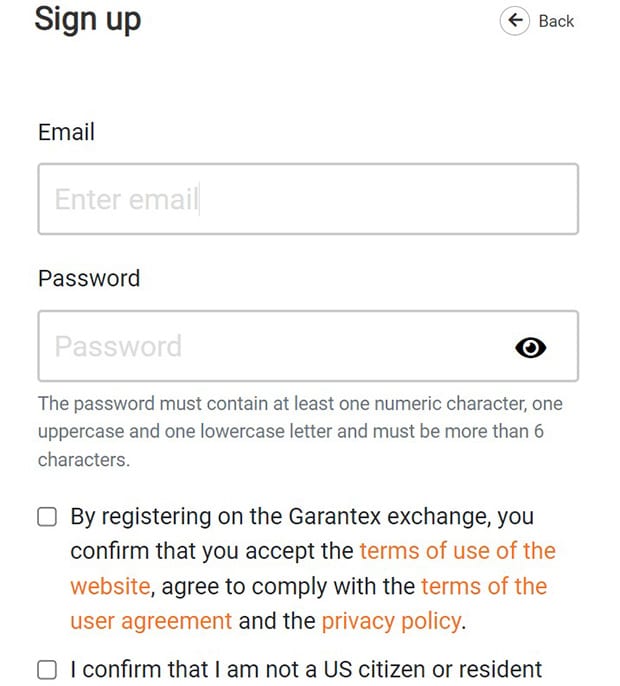 garantex.io registration