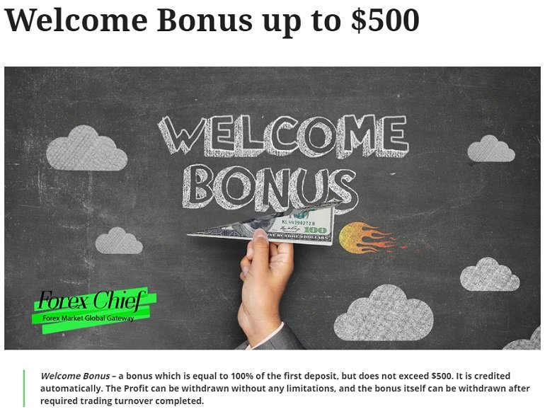 forexchief.com deposit bonus