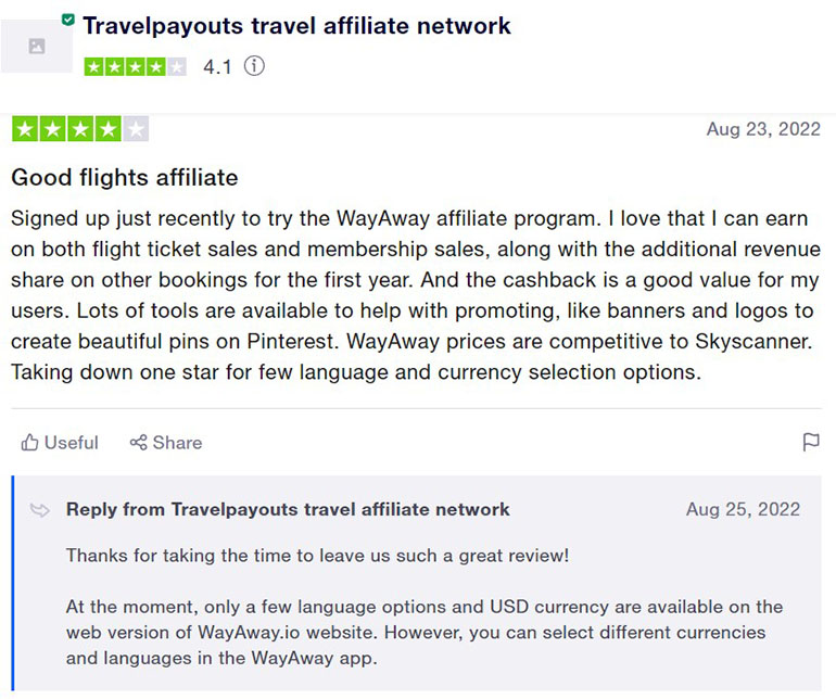 Travelpayouts reviews