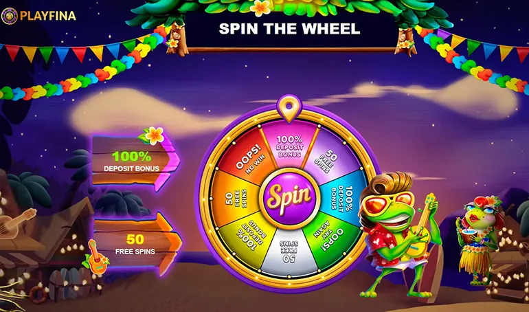 Playfina play at an online casino