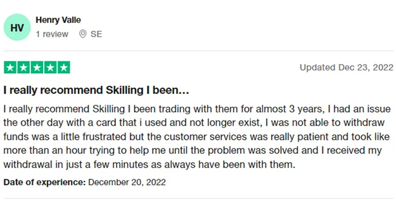 Skilling reviews