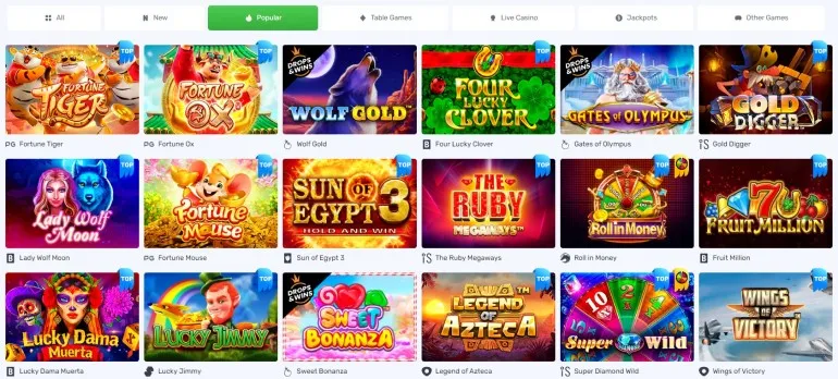 Platforma Luckybirdcasino.com