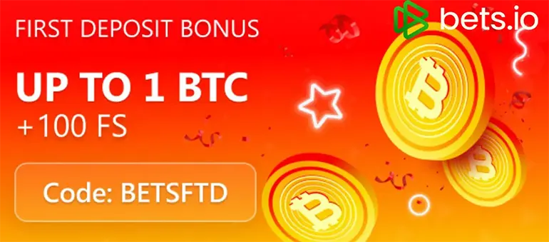 Bets.io Casino: Bonus on First Deposit!