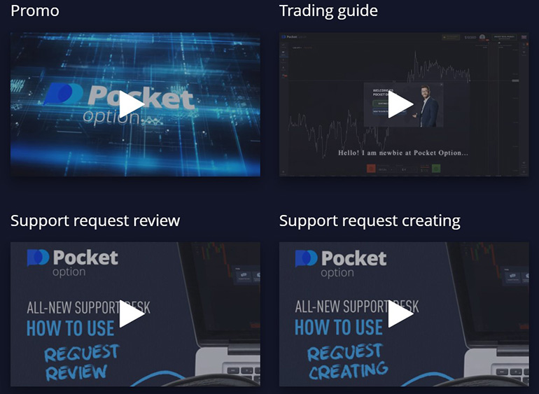 pocketoption.com video tutorials