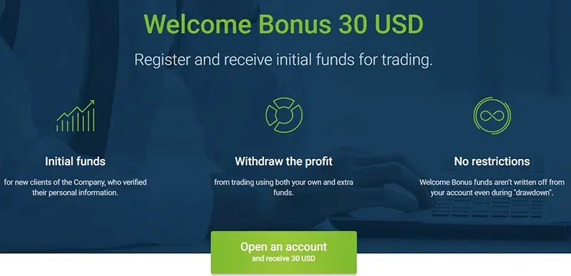 roboforex.com welcome bonus 30 USD