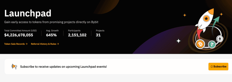 Launch of the Second Lunchpad on Bybit