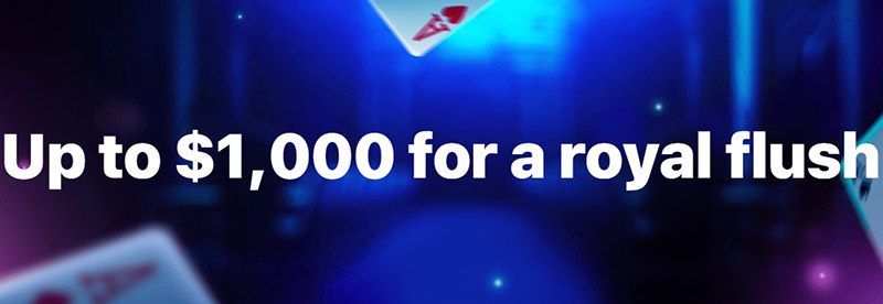1win: Up to $1000 for a Royal Flush