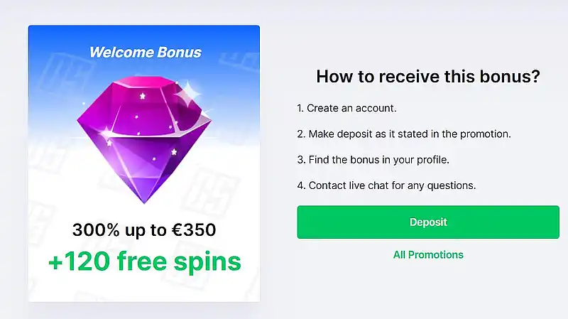 First Deposit Bonus