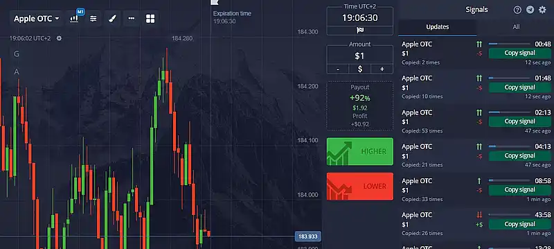 Use Pocket Option Signals