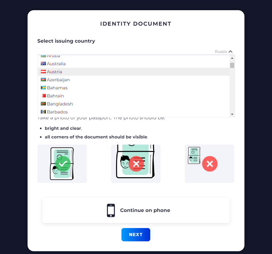 Pocket Option: verification, documents