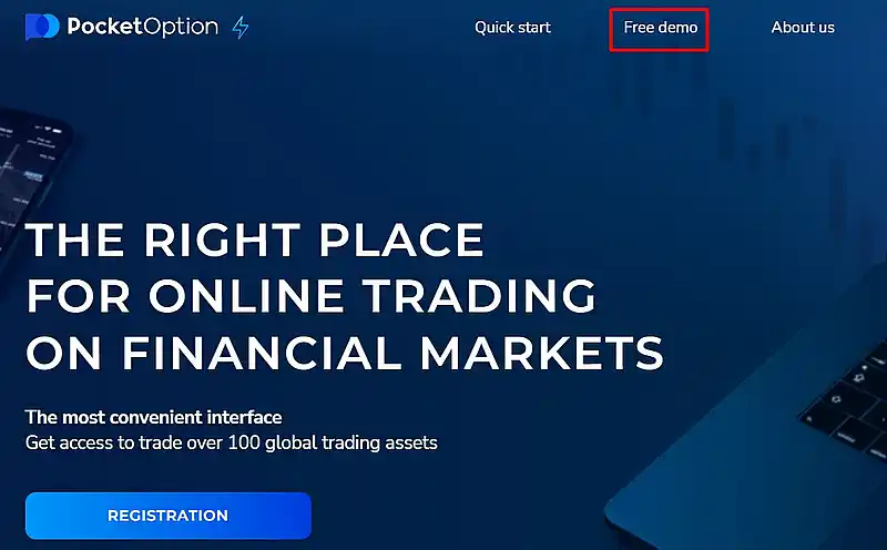 pocket option free demo