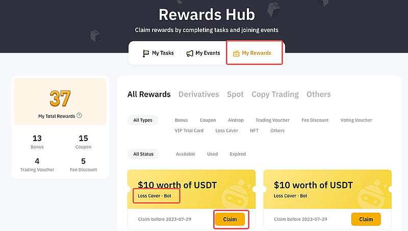 Rewards Hub ByBit