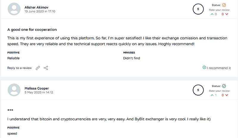 ByBit Reviews