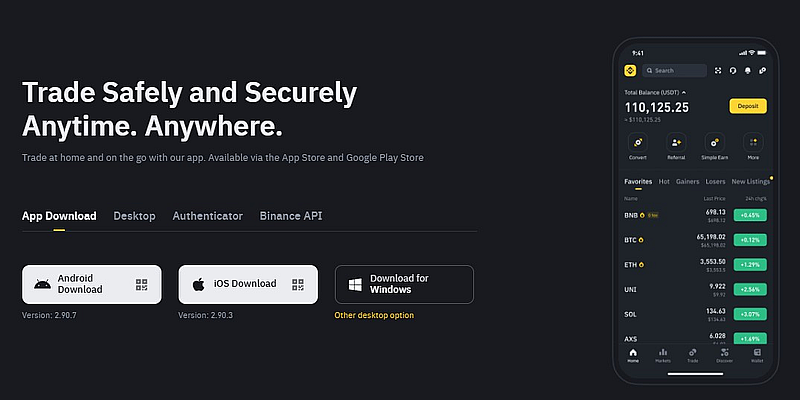Binance Mobile App