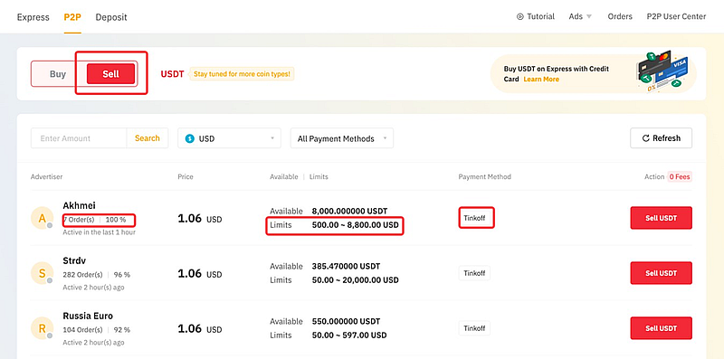 Step-By-Step Instructions for Bybit Withdrawing via P2P