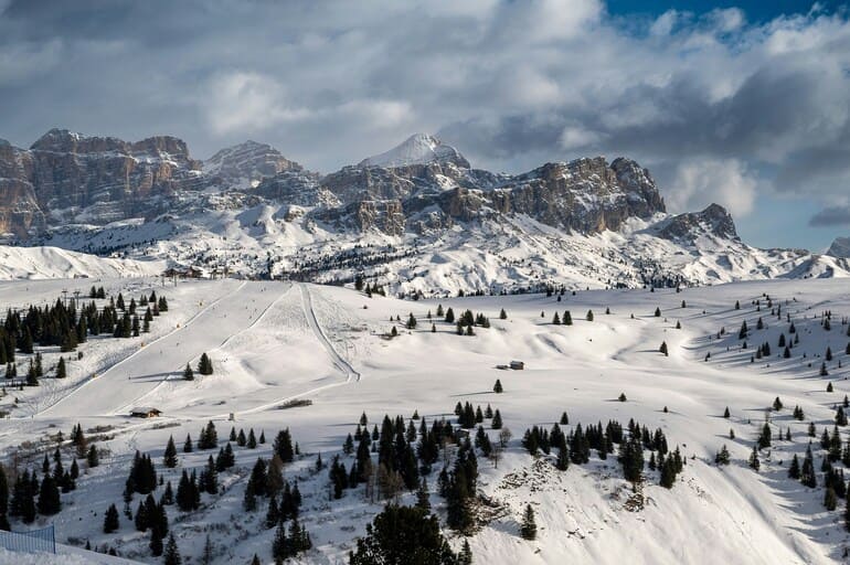 Italian ski resorts in Alps Italy Alps