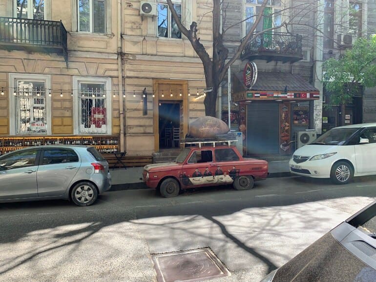 car rental in Tbilisi from Localrent Tbilisi streets