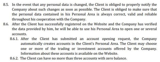 ICE FX User agreement